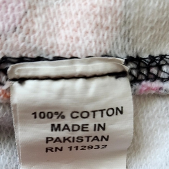 Authentic Vintage by Vintage Girl floral zipper sweatshirt, medium, black w/mult - Picture 8 of 9